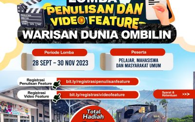 Lomba Penulisan Dan Video Feature Warisan Dunia Ombilin